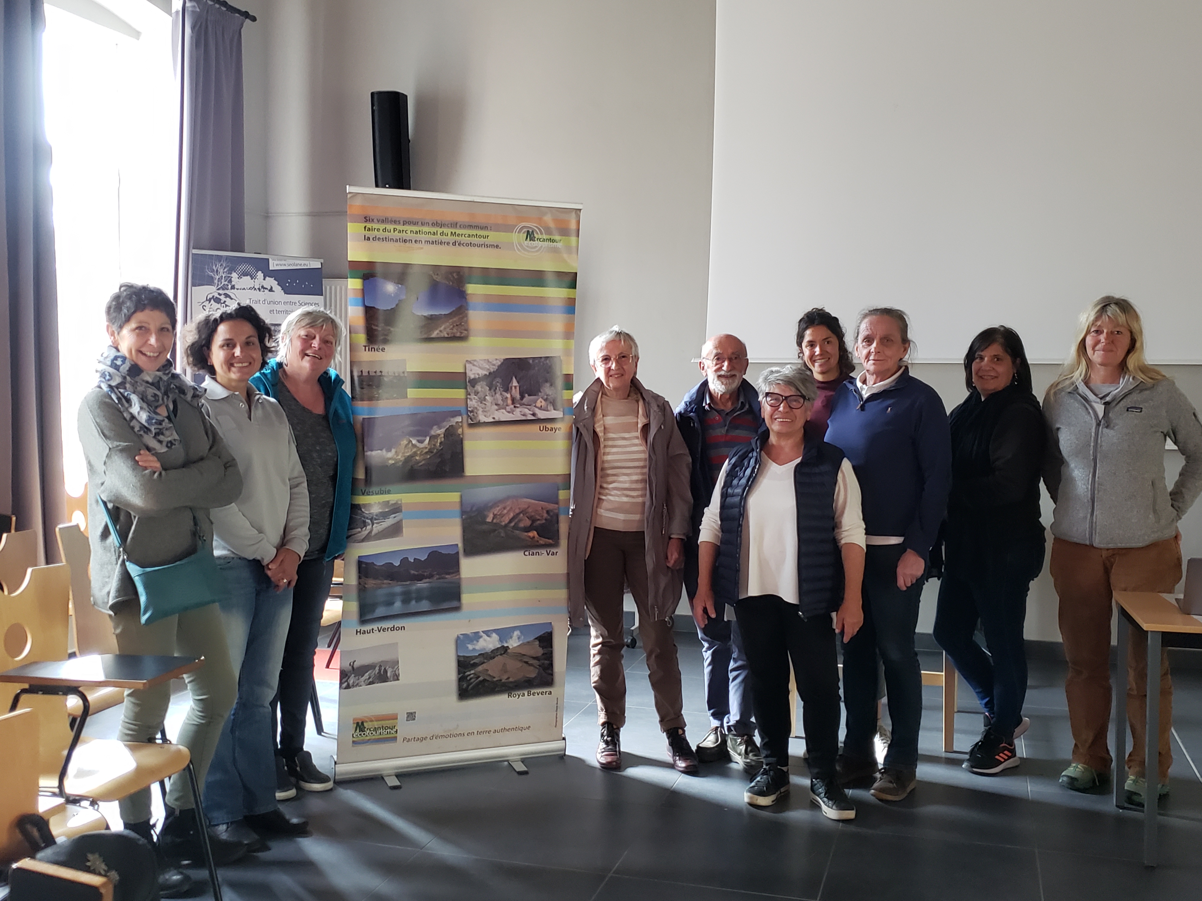 Réunion Membres de l'association lors d'un éductour