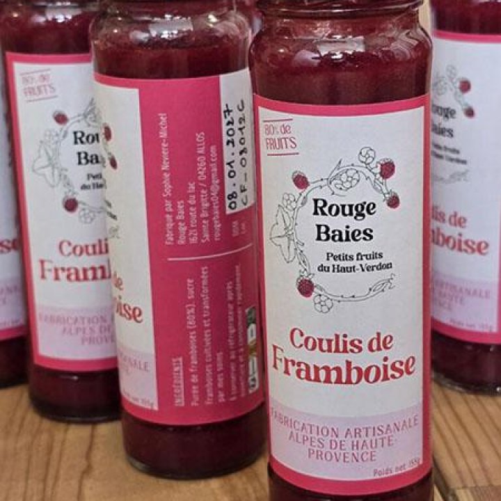 Rouge baies_Allos - Rouge baies_Allos coulis de framboise