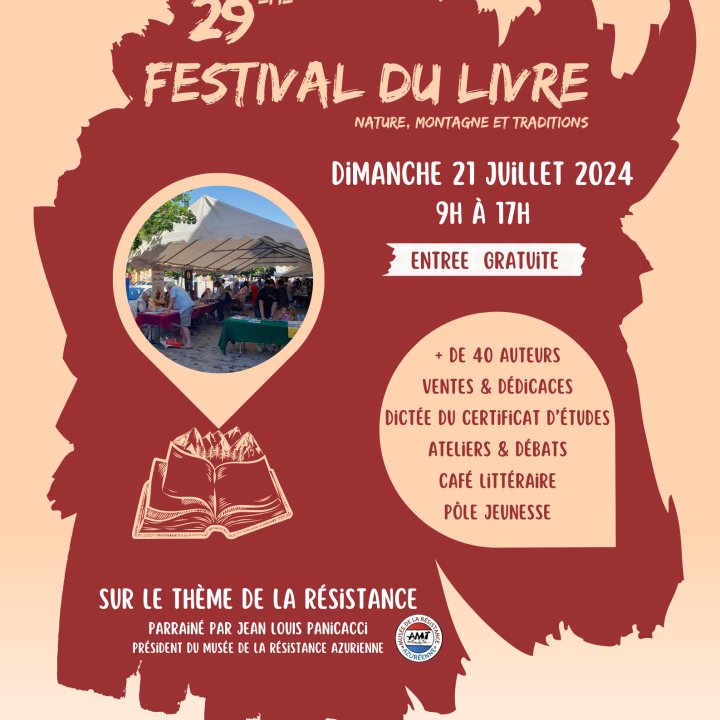 Affiche Festival du livre Guillaumes 2024 