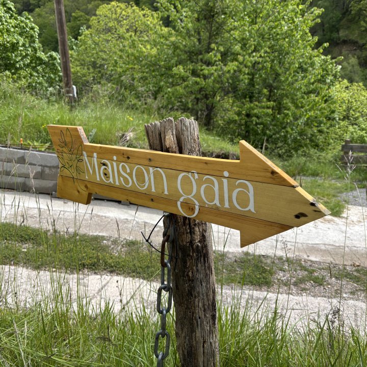 Entrée de la Maison Gaïa 