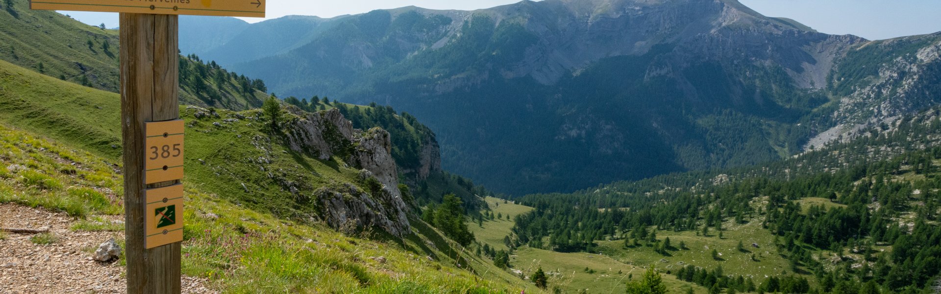 Gias de Valauretta depuis la Baisse de Valaurette (2 279 m).