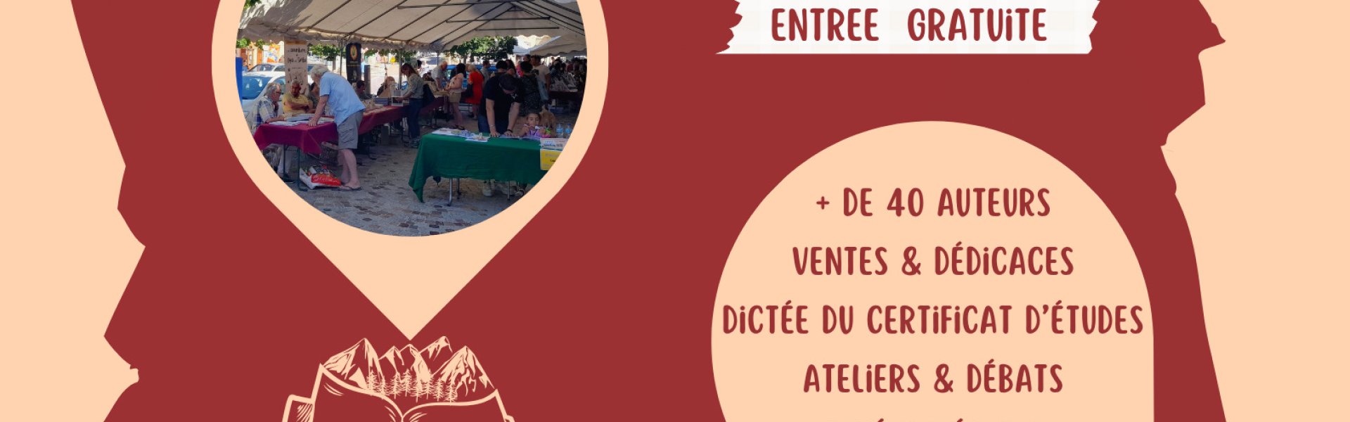 Affiche Festival du livre Guillaumes 2024 