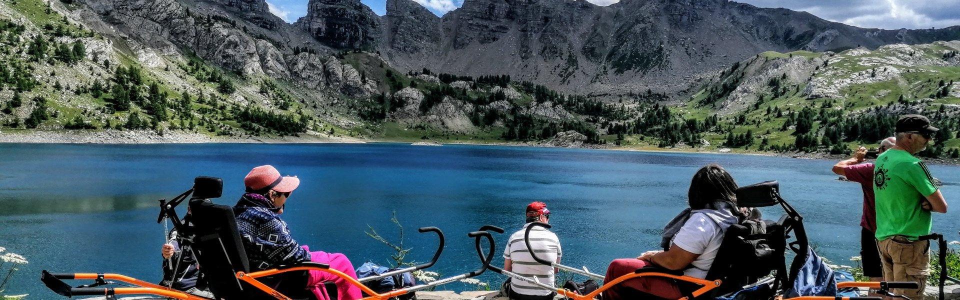 Sortie pour personnes à mobilité réduite au lac d'Allos
