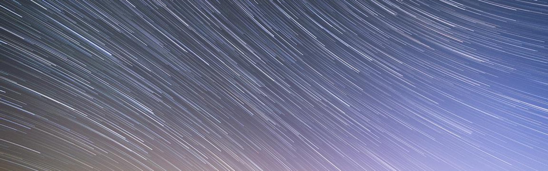 Trainée d'étoiles sur l'Aubrac