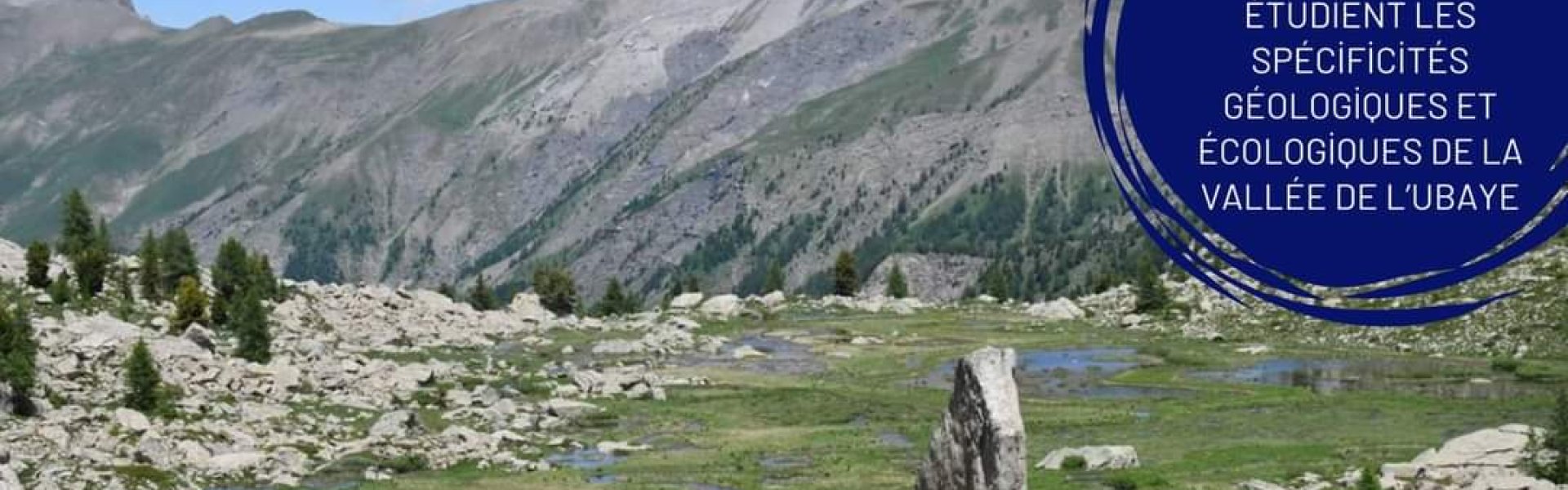 Affiche conférence : Lacs et tourbières de l'Ubaye 2024 