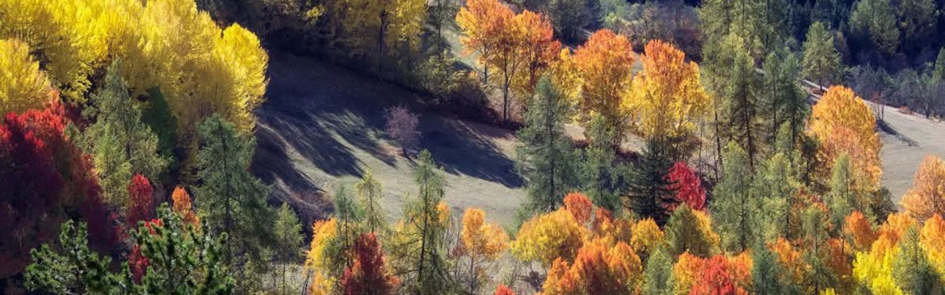 Paysage d'automne en Ubaye 