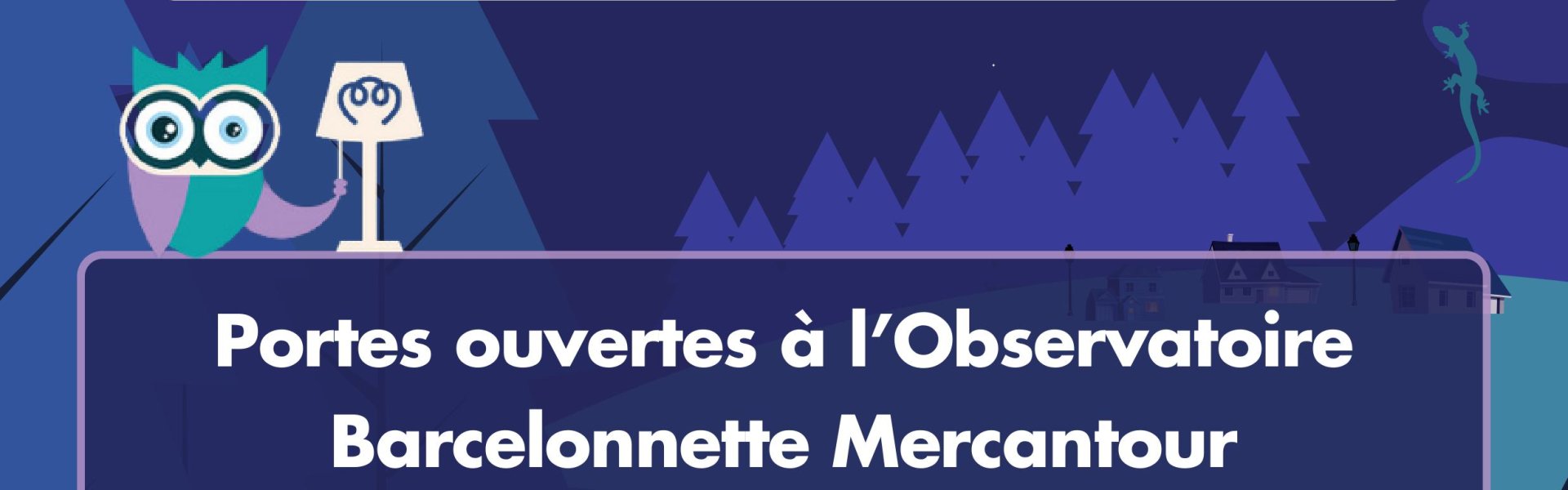 Affiche Journée portes ouvertes à l'Observatoire Barcelonnette Mercantour