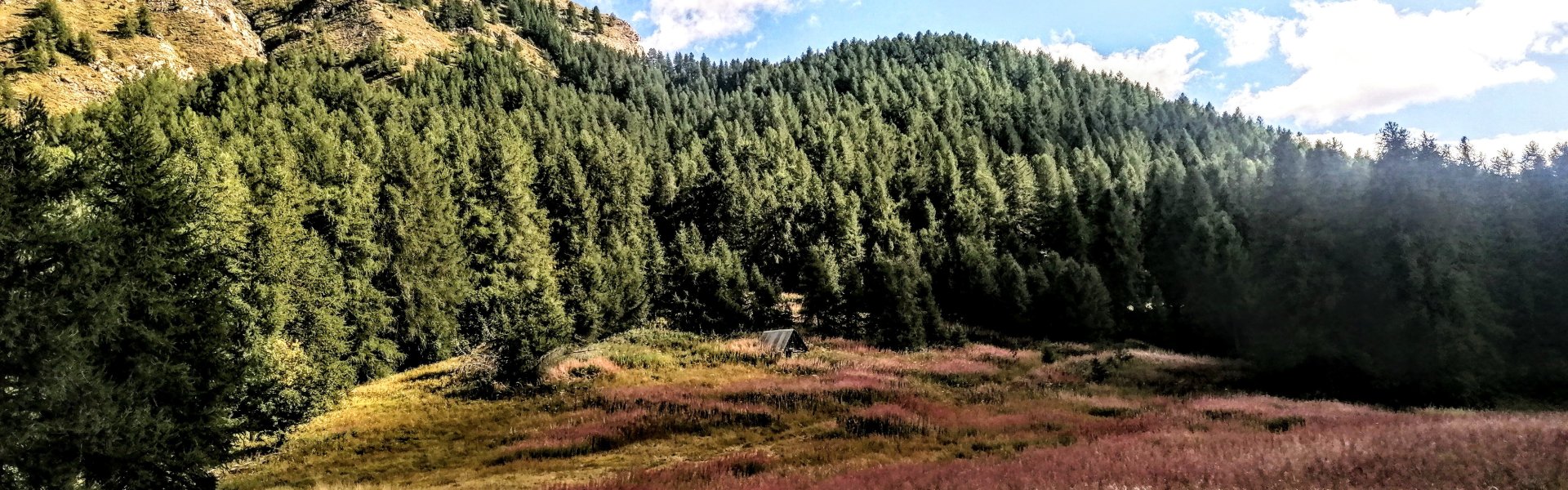 Paysage du mois de septembre dans le Parc national du Mercantour