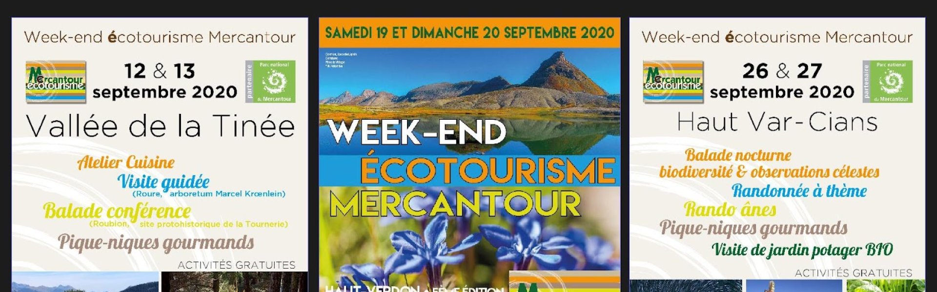 Week-end Écotourisme Mercantour Septembre 2020