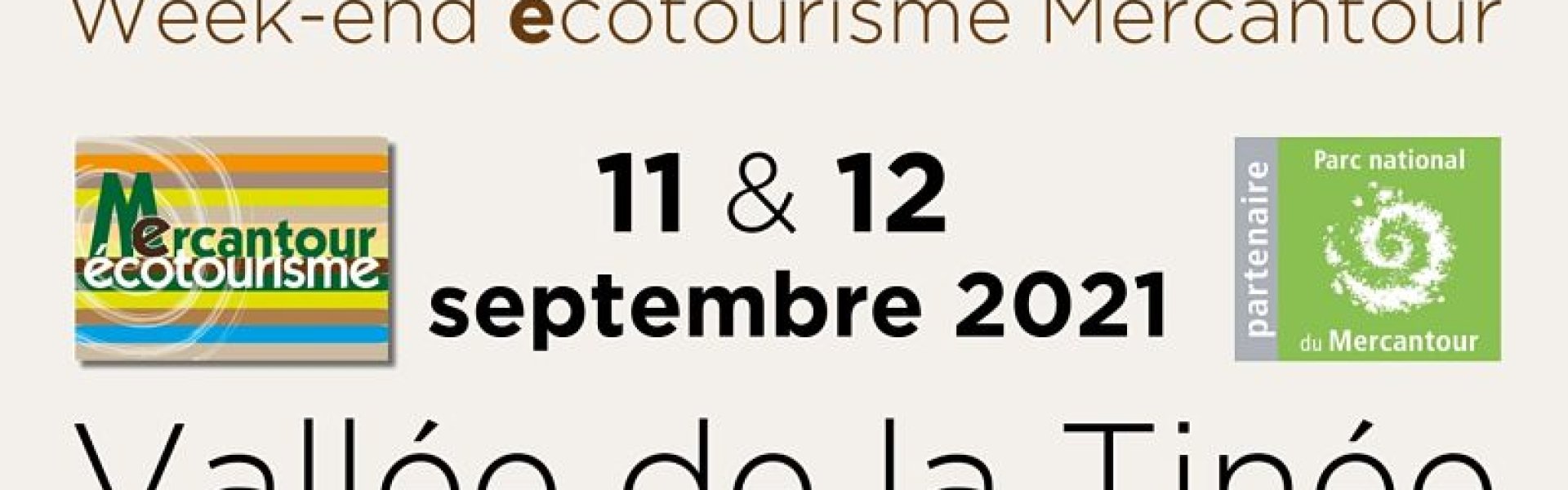 2ème Week-end Écotourisme Mercantour 11 & 12 septembre 2021 - Vallée Tinée