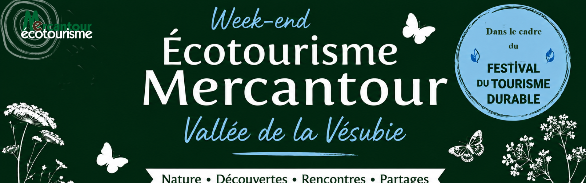Bannière Week-end Écotourisme Mercantour Vésubie 2026