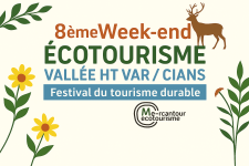 Bannière Week-end Écotourisme Mercantour Ht Var /Cians
