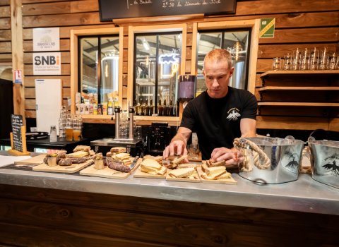 Comptoire de produits locaux Brasserie du Comté 