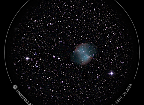 Nébuleuse lors de la soirée observation du ciel étoilé du Mercantour 