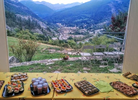 Buffet soirée ciel étoilé - Colmars les Alpes - Mercantour 