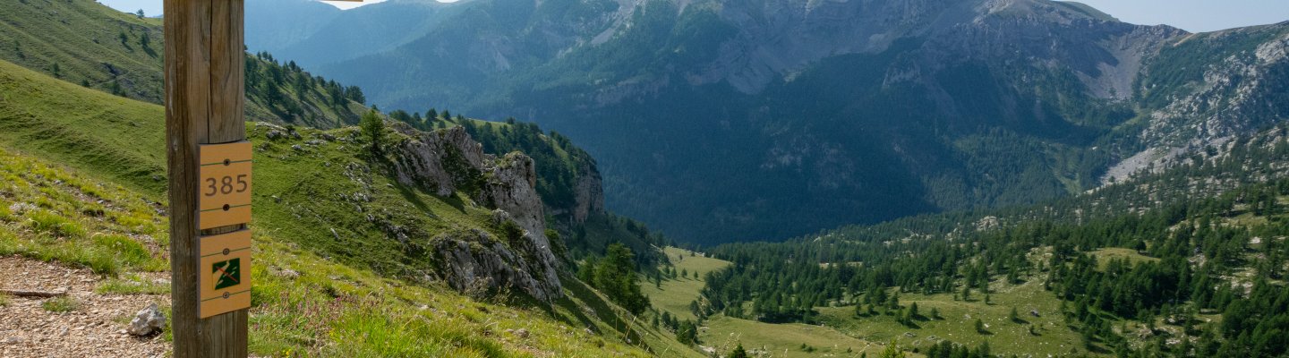 Gias de Valauretta depuis la Baisse de Valaurette (2 279 m).