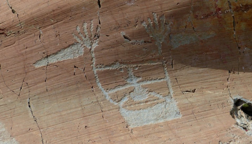Inscription rupestre de la vallée des Merveilles