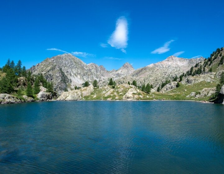 Lac de Trécolpas dans la haute Vésubie -Parc du Mercantour