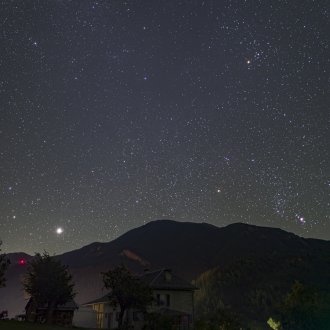 Lecture du ciel étoilée aux Transhumances, chambre d'hôtes à Colmars les Alpes 