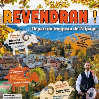 Affiche de Revendran fête de la Transhumance à Colmars les Alpes 