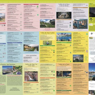 Carte touristique 2026 Mercantour écotourisme