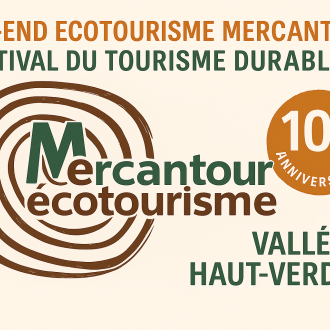 Logo 10ème Week-end Écotourisme Mercantour - Festival du tourisme durable 