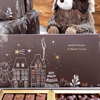 Boîte de chocolats de la boutique Sarah et Nicolas 