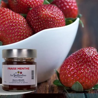 Confitures à la fraise Gaillardises de l'Ubaye 