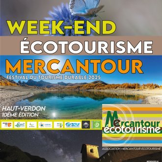 Affiche week-end écotourisme Mercantour - Haut-Verdon 2025