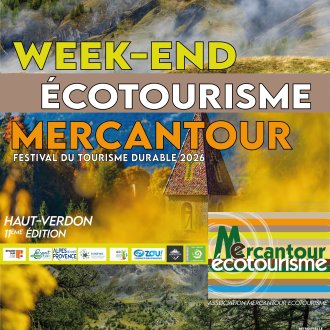 Affiche Week-end Ecotourisme Mercantour Haut-Verdon 2026 