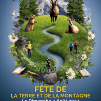 Affiche fête de la terre et de la montagne Isola 2000 