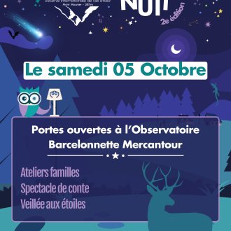 Affiche Journée portes ouvertes à l'Observatoire Barcelonnette Mercantour 
