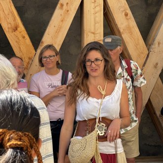 Animation costumé lors des journées européennes du patrimoine à Colmars les Alpes