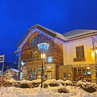 office de tourisme du Val d'Allos enneigée