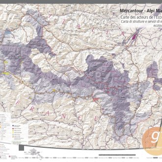 Carte, plan touristique Mercantour 2026