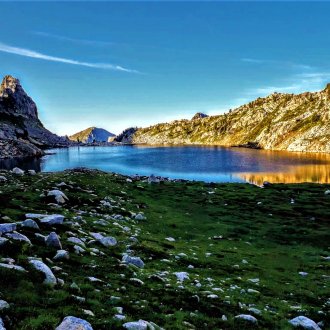 Lac Nègre au cœur du Parc national du Mercantour 