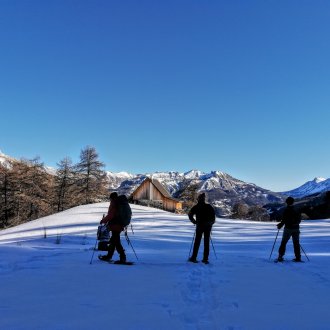 randonnée raquettes Allos