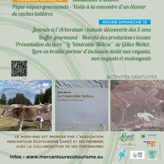 Affiche week-end écotourisme Mercantour - Tinée 2024