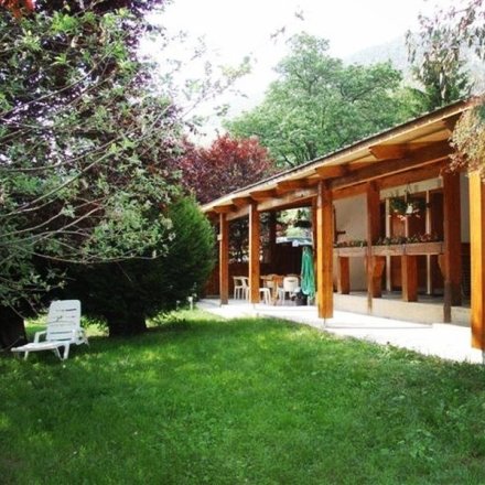 Vue du Camping à la ferme de Valdeblore 