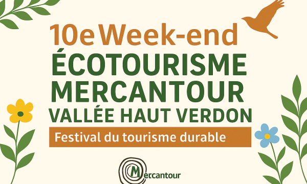 logo Week-end écotourisme haut Verdon - Festival tourisme durable dans le Mercantour