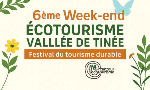 Bannière Week-end Écotourisme Mercantour Tinée 2025