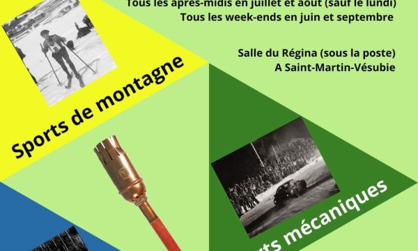 Affiche de l'exposition "Les sports dans le Haut Pays"
