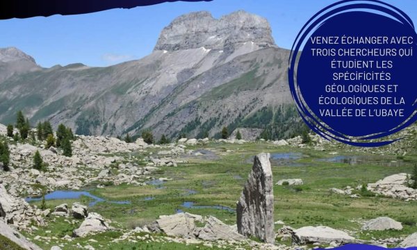 Affiche conférence : Lacs et tourbières de l'Ubaye 2024 