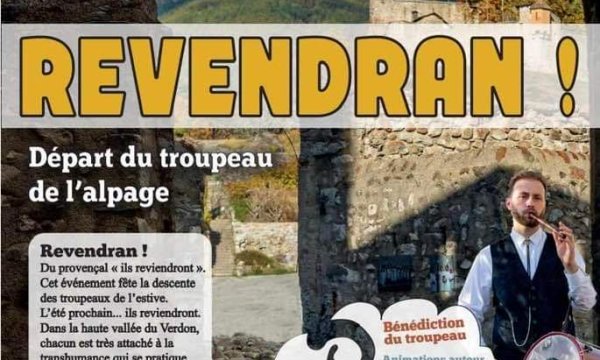 Affiche Revendran - Evénement Colmars les Alpes