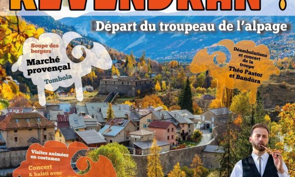 Affiche Fête de la Transhumance 2026 à Colmars les Alpes - 