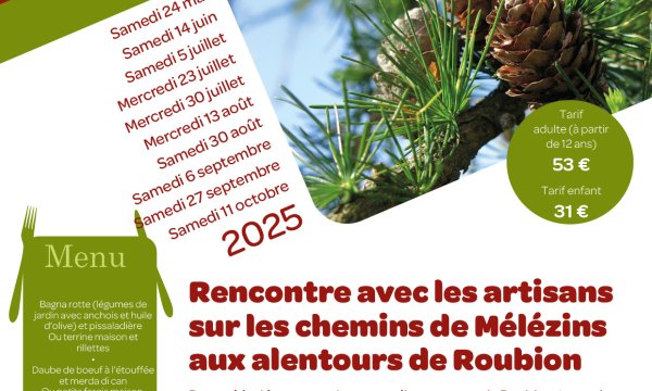 Affiche des rando Bistrot à Roubion