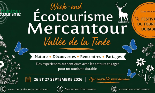 Week-end Ecotourisme Mercantour 2026 - Vallée de la Tinée